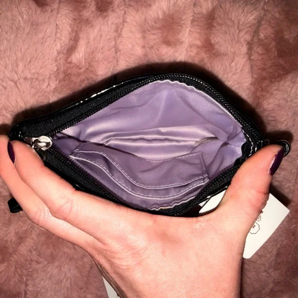 Coach Poppy Black Sequin Wristlet Clutch (NWT) with Box - Picture 6 of 10